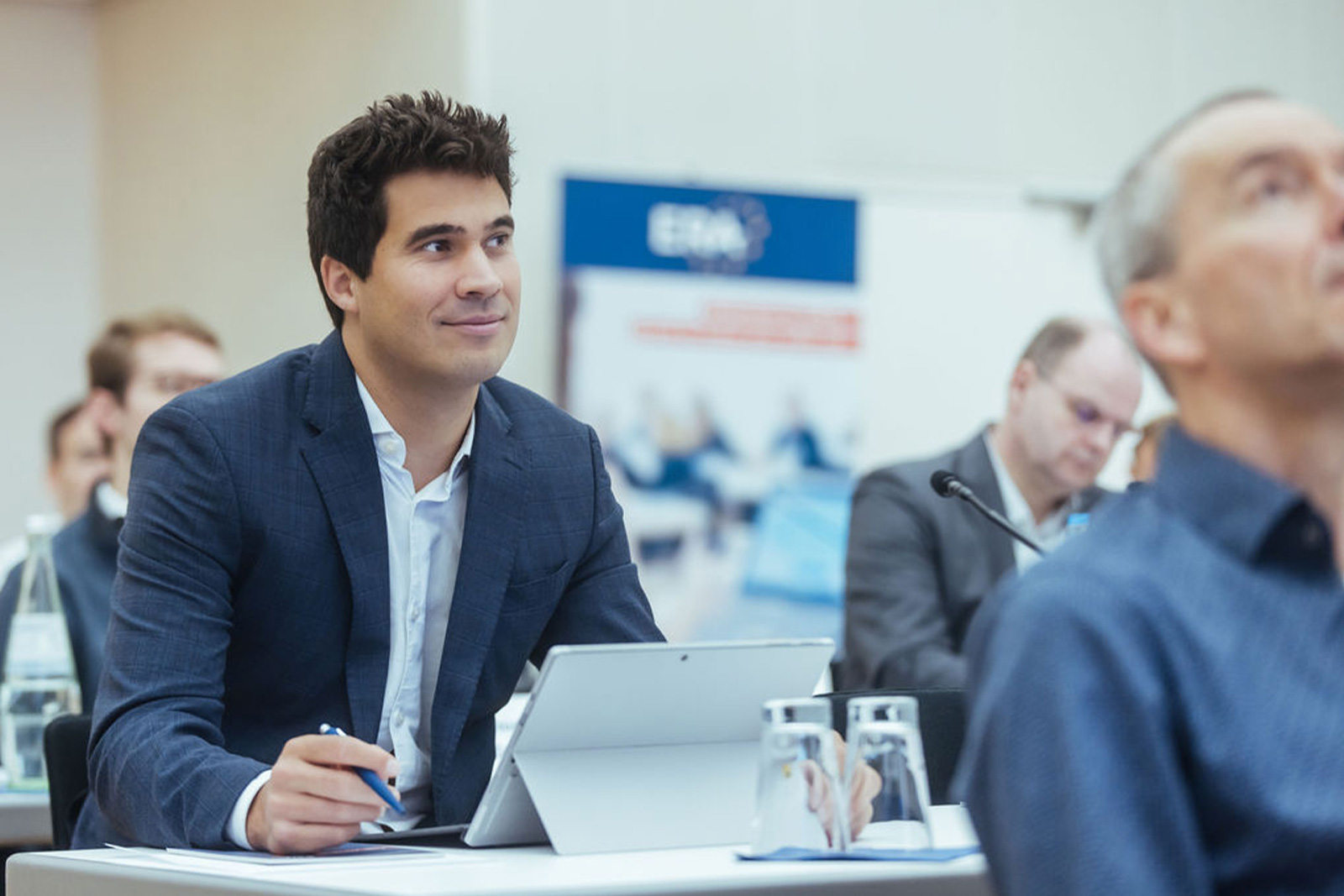 Participant at the ERA Trier engaged in a professional training session – European Patent Litigation Certificate course atmosphere